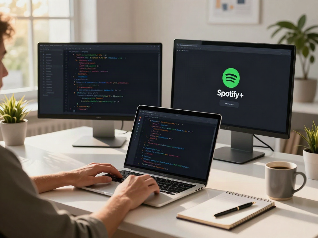 download for iOS tutorial setup in tech workspace for Spotify++